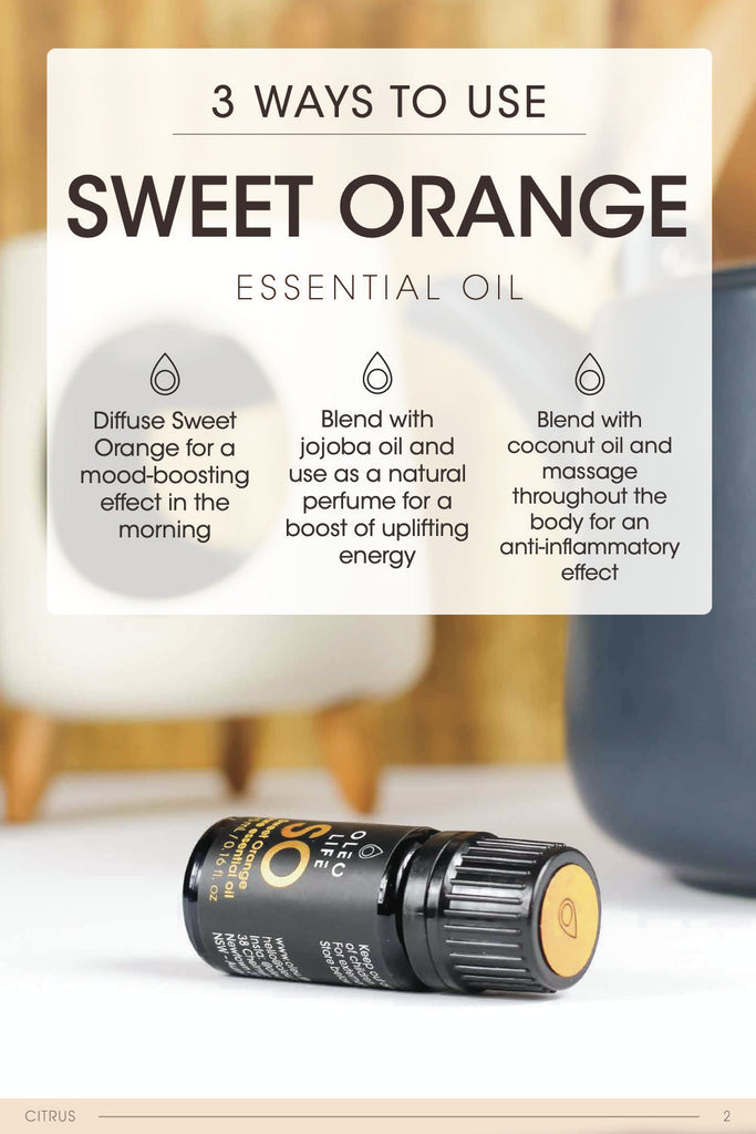 Organic Sweet Orange Essential Oil